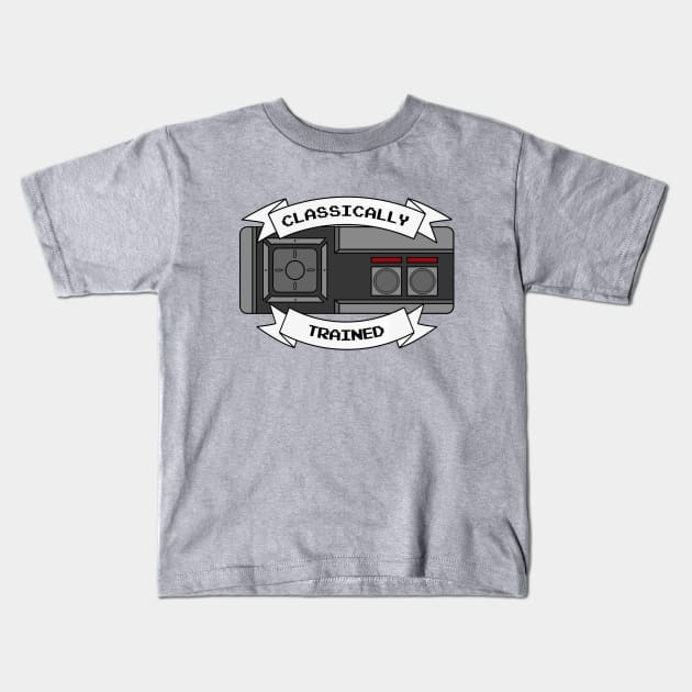 Classically Trained - Sega Master System Kids T-Shirt by randomgeekery